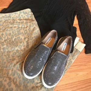 Chaps Faded look Leopard Jeans